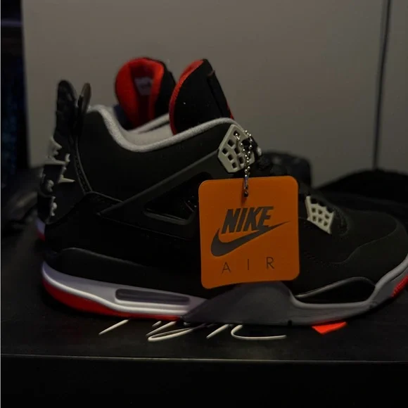 Jordan Black and Red Sneakers